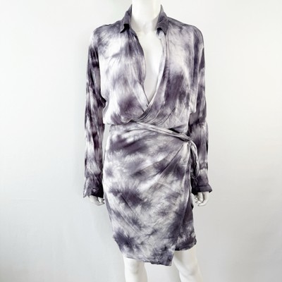 Young Fabulous & Broke RAINE Tie Dye Wrap Dress Size S Boho Summer