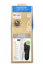 SOLE Active Thin Met Pad Insoles Custom Moldable, Men s Sz 6 Women s Sz 8 New