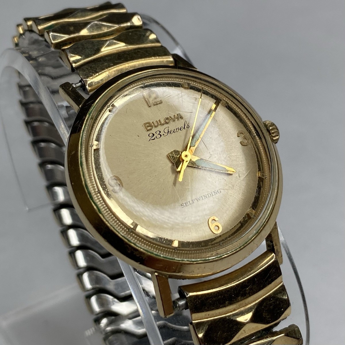 Vintage 1964 Bulova Regatta 23J Men's Automatic Watch 10BZAC