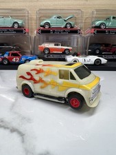 Very Nice Vintage Tyco Curve Huggers HP2 Slot Car Custom De Chromed Flame Van
