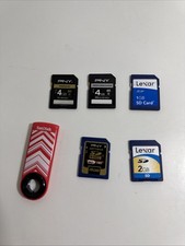 Memory Card Lot Of 6 Used Different Brands 