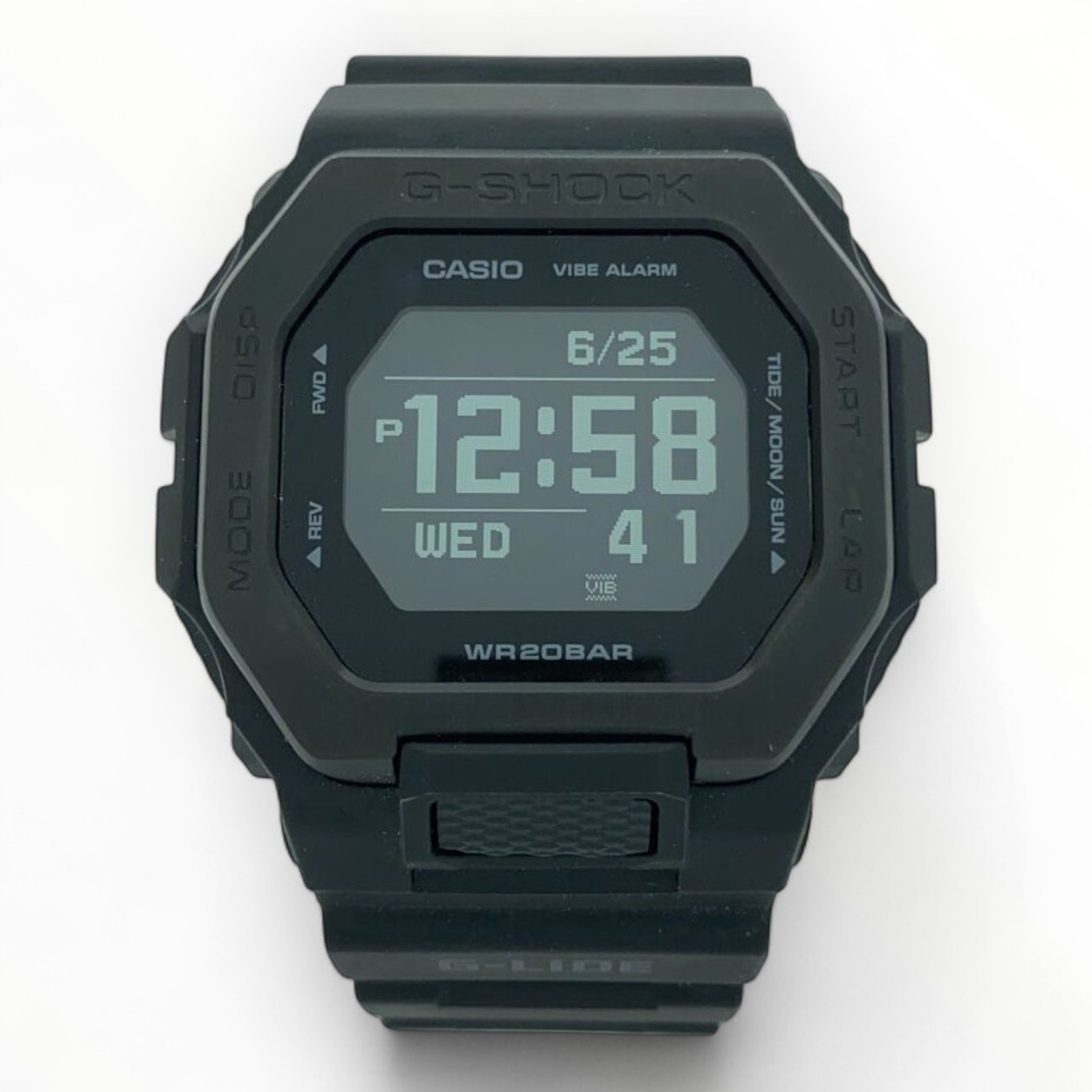 CASIO Digital Quartz Men's Watch Black 1.38