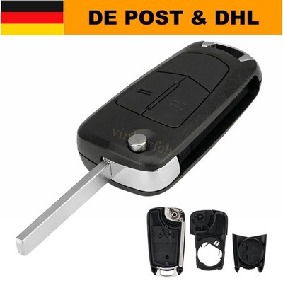 2 Tasten Auto Schlüssel Gehäuse für Opel Corsa D Zafira B Astra H Tigra Meriva A