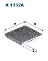 Filtron Filter, Innenraumluft K 1352A FüR Smart Renault