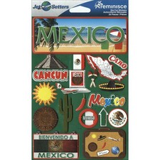 Jet Setters Dimensional Stickers Mexico