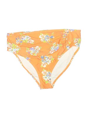 Matilda Jane Women Orange Swimsuit Bottoms L