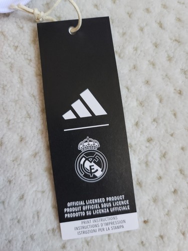 Camiseta Adidas Real Madrid 24/25 Pre Partido Sin Patrocinador Hombre Grande JJ3493 NUEVA CON ETIQUETAS - Imagen 12 de 15