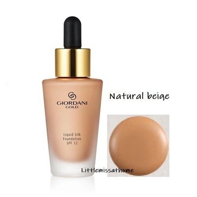 ORIFLAME GIORDANI GOLD LIQUID SILK FOUNDATION LSF12 - NATURAL BEIGE