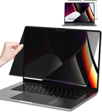 Removable Anti-Glare Magnetic Privacy Screen for Macbook Pro/Air 13 Inch, Black