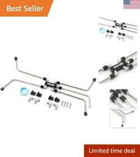 AN4 Fuel Brake Line & LS Coolant Crossover Steam Vent Kit, 1.8m, Stainless Steel