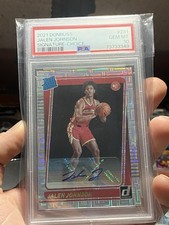 2021 Donruss JALEN JOHNSON RC SIGNATURE CHOICE AUTO PSA 10 Rookie #231
