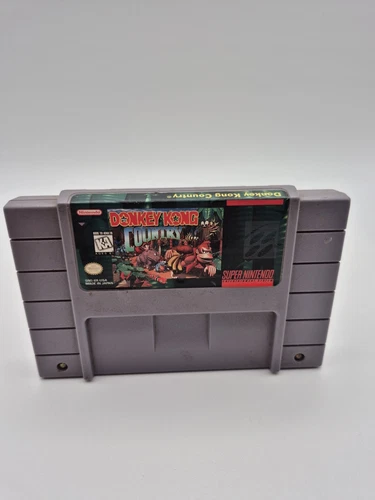 Donkey Kong Country Super Nintendo Entertainment System SNES Tested Doesn't Save
