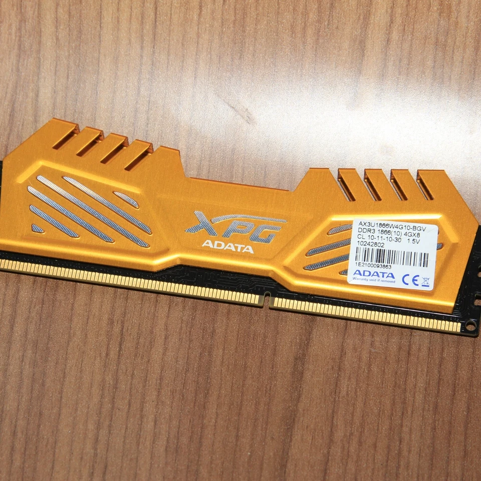 ADATA XPG 8GB (2x4GB) RAM PC3-14900 DDR3-1866 Desktop SDRAM AX3U1866W4G10-DGV - Image 4 of 4
