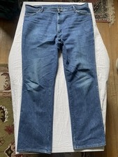 Vintage 1970s Wrangler Made In USA Denim Jeans Medium Wash 42W 34in