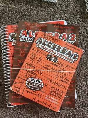Teaching Textbooks 2.0 Algebra 2 Student Textbook/Workbook, Answer Key, & Discs