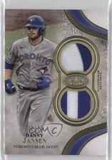 2021 Topps Tier One Relics 1/25 Danny Jansen #T1R2-DJA Dual Patch s7f