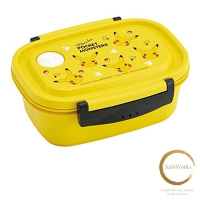 New Skater Easy and Light Lunch Box Pokemon Pikachu Face Medium 550ml