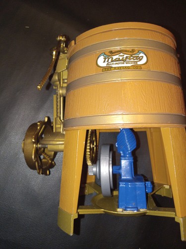 Mini Maytag Heritage Multi Motor Washing Machine Salesman Sample w Rollers - Picture 5 of 5