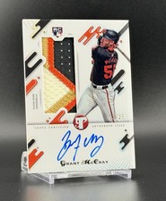 2025 Topps Pristine Grant McCray RPA RC 4-Color Patch Auto /25 SF Giants