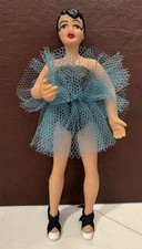 Vintage Flagg Rubber Doll Bendable Ballerina 6 1/2  