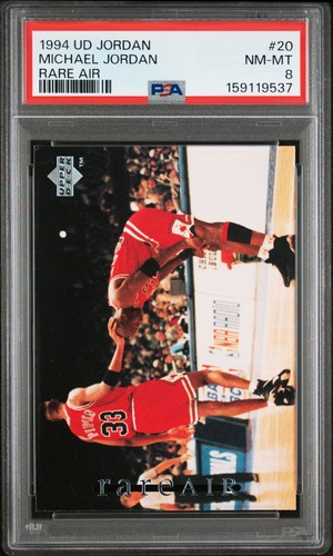 Michael Jordan #20 1994 Upper Deck MJ Rare Air card