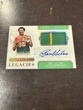 Paul Silas 2018 National Treasures Lasting Legacies Patch Auto autograph #11/25