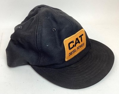 Vintage Black CAT Diesel Power Adjustable Hat | eBay