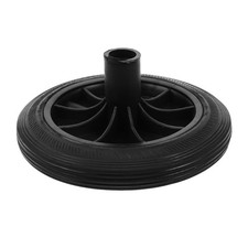  Roue pour conteneur à déchets : Roue de rechange en caoutchouc pour fond de