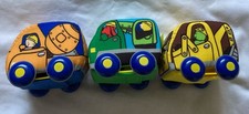 3 Melissa  Doug KaKids Soft Pull-Back Construction Trucks Car Toddler Baby