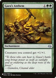 Gaea's Anthem (The List) 127/249 Uncommon