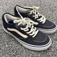 Vans Skate Rowley Classic Shoe - Navy Blue - Size 6.5 Men s Excellent