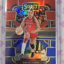 Panini 2024 Select WNBA Didi Richards Mystics #59 Red & Blue Prizm /399