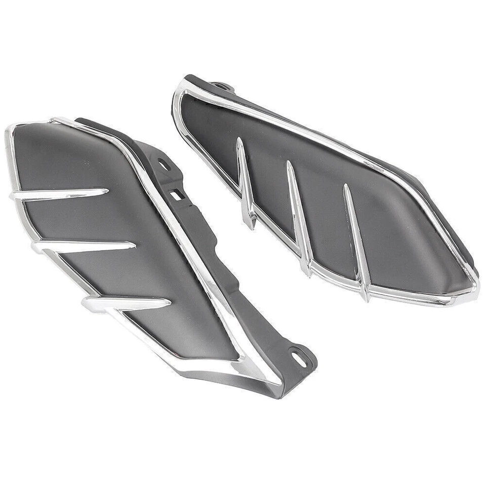 For Harley Touring 2009-16 Pair Mid-Frame Seat Engine Heat Deflectors Trim - Image 4 of 4