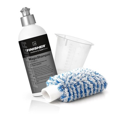 Autoshampoo THE FINISHER MagicShampoo Versiegelung Auto Shampoo Waschhandschuh