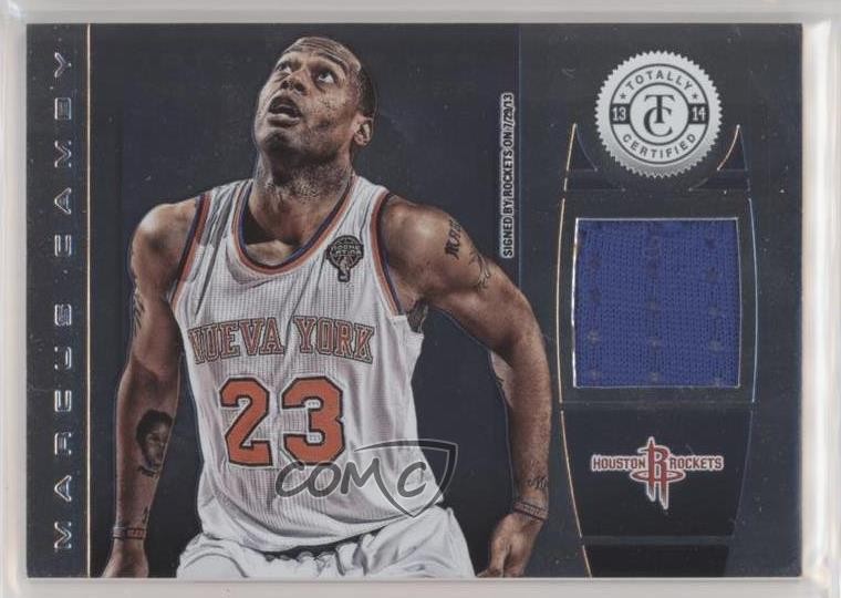 Marcus Camby #69 2013-14 Panini Totally Certified Basketball Materials