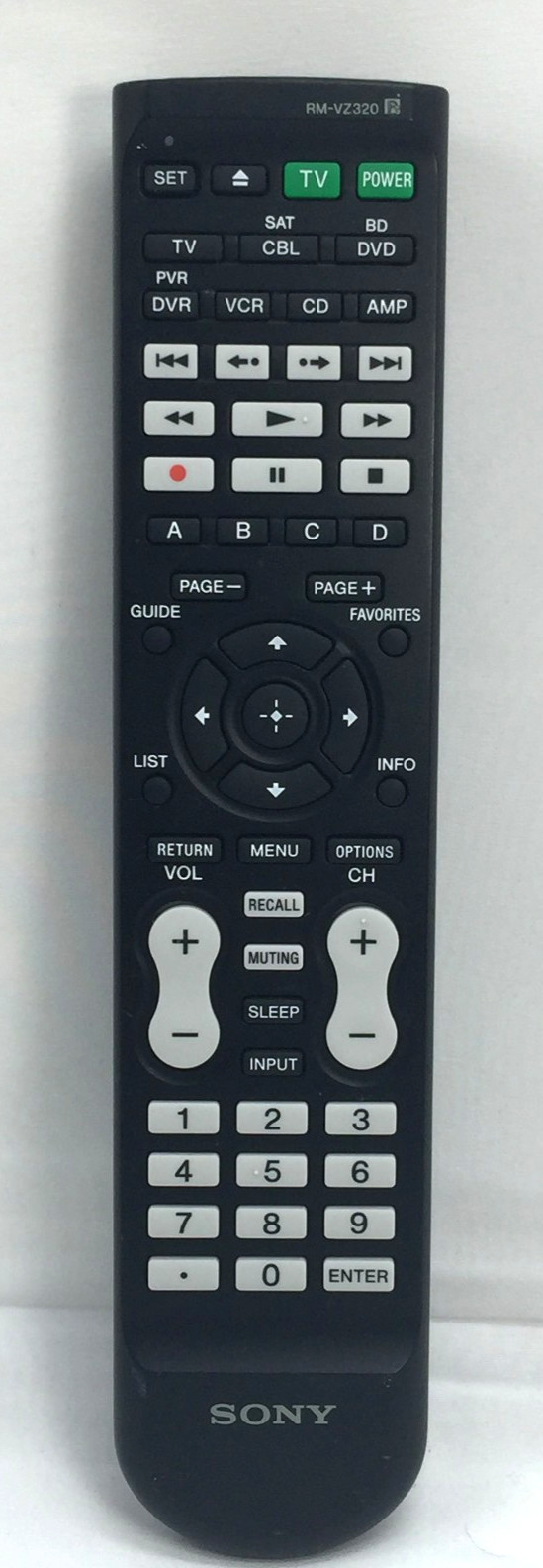 Control 7 Devices Tv,cbl,dvd,dvr,vcr,amp,cd - Free Shipping