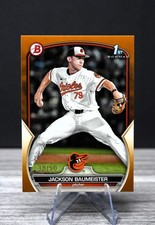 2023 Bowman Draft #BD-84 Jackson Baumeister Gold Paper /50