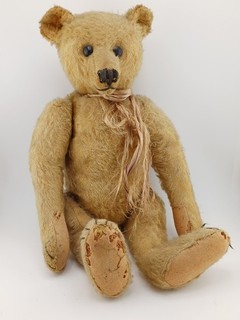 Sehr Alter Steiff (?) Bär Teddy Vorkrieg Schuhknopfaugen (?)