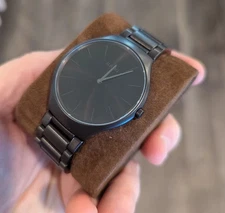 Rado True Thinline Quartz Brown Dial Ceramic Case Men's Watch R27269302Rado True