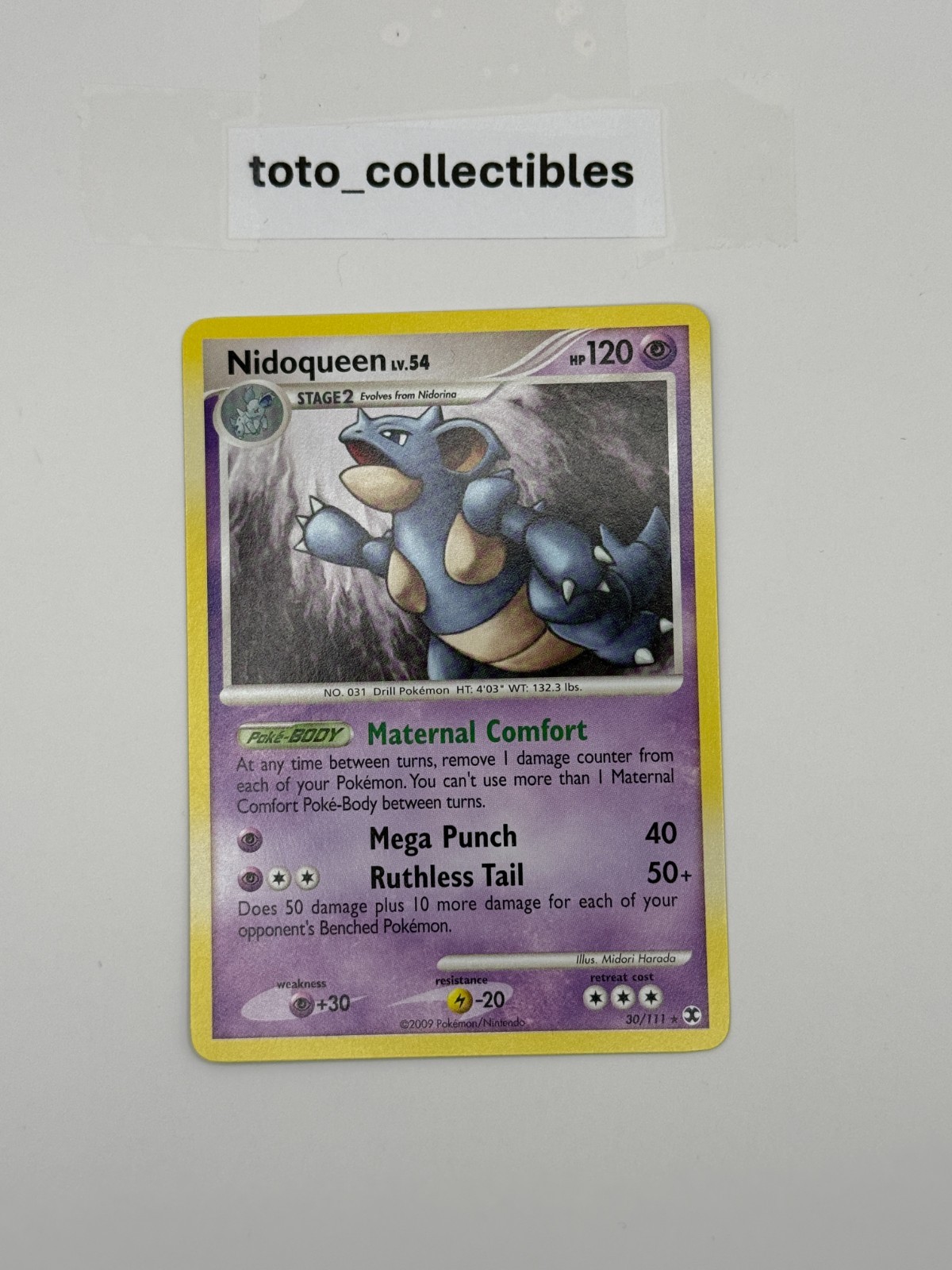 Nidoqueen 31/123 Mysterious Treasures Regular LP-NM