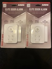 2 Sabre Elite Door Alarm With Keypad Entry/Exit Delay Easy Install 120dB Sound