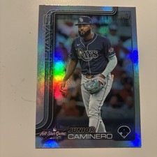 2025 Topps Update Rainbow Foil Junior Caminero All Star Game