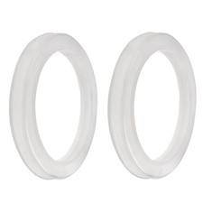 2 Pcs Silicone Ring Gasket Replacement Bathtub Sink Po-p Up-Plug Cap Washer Seal
