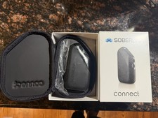 Soberlink Connect Breathalyzer Alcohol Test Checker Blood Level Digital Black