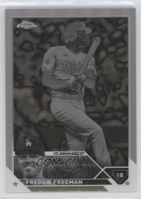2023 Topps Chrome Negative Refractor Freddie Freeman #5 00em