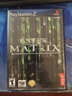 Enter the Matrix (Sony PlayStation 2, 2003) **TESTED** BLACK LABEL FREE SHIPPING