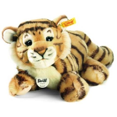 Steiff 066269 Radjah Baby Schlenker Tiger, 28cm, Plüsch, getigert, liegend