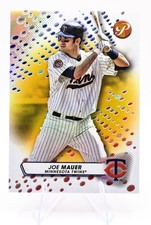 Joe Mauer  2023 Topps Pristine GOLD Refractor #'d/50 #37 HOF Twins