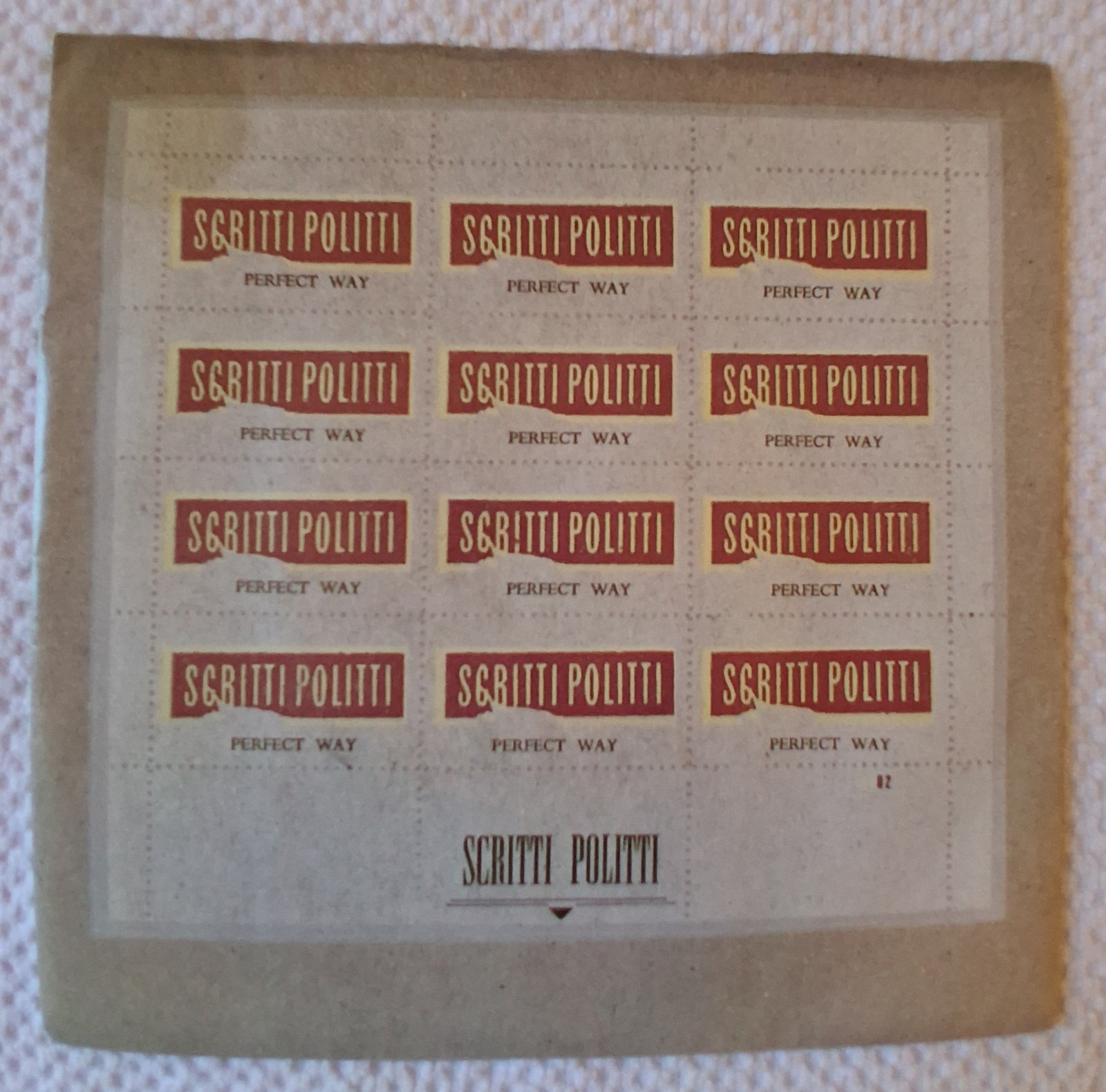 Scritti Politti, Perfect Way, 45rpm, 1985, Warner Bros. 7-28949