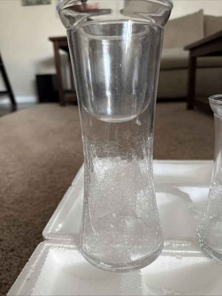 Juego de cilindros de vidrio crepitante transparente Yankee Candle Foto 2 de 4